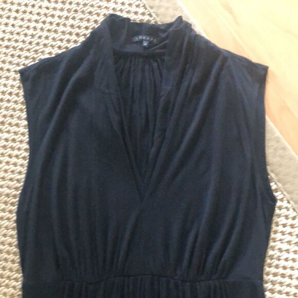 Theory Black T-shirt Sleeveless Dress - Picture 3 of 7